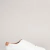 Ted Baker Natural Udammo White-Tan Leather Sneaker