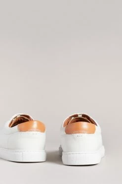 Ted Baker Natural Udammo White-Tan Leather Sneaker -tedbaker Shop Online unnamed file 3601