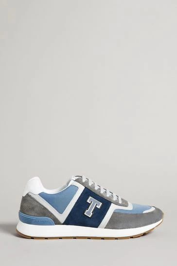Ted Baker Gregory Charcoal Grey Retro T Runner Trainers 8 Ted Baker Gregory Charcoal Grey Retro T Runner Trainers - Image 6