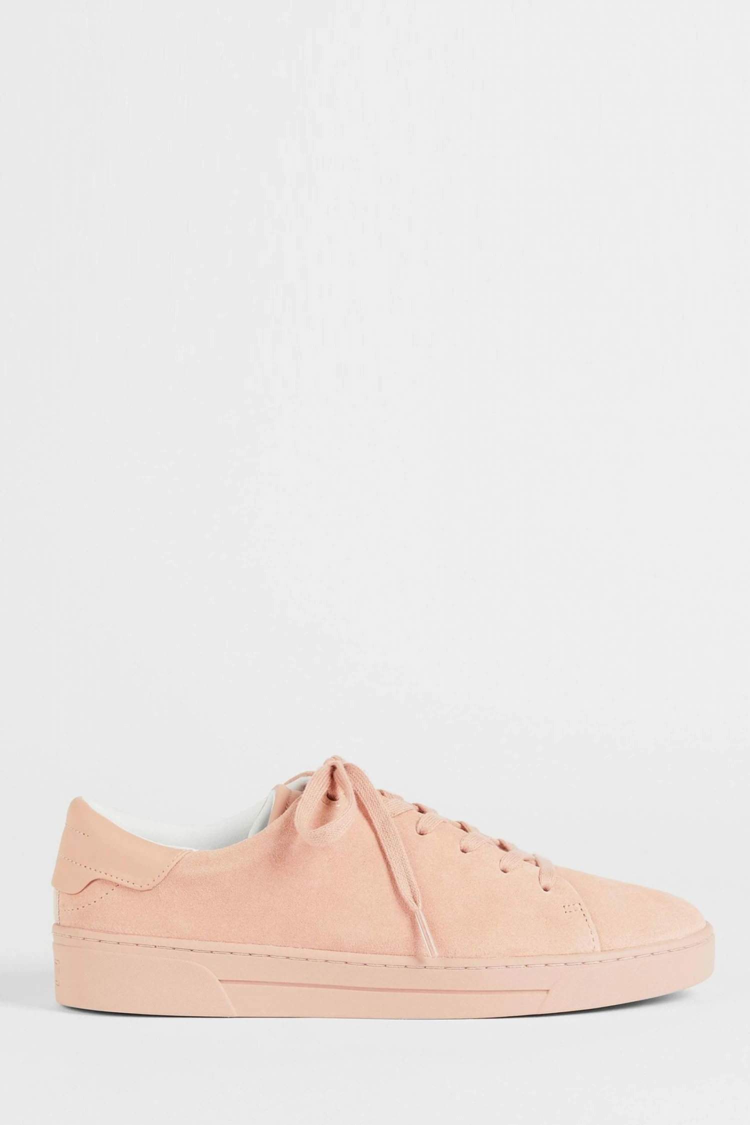 Ted Baker Pink Aryas Suede Colour Drench Trainers 3 Ted Baker Pink Aryas Suede Colour Drench Trainers