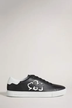 Ted Baker Sammuel Black Flower Printed Cupsole Sneakers -tedbaker Shop Online unnamed file 3652