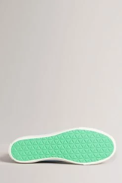 Ted Baker Rannip Blue Magnolia Embroidered High-Top Sneakers 9 Ted Baker Rannip Blue Magnolia Embroidered High-Top Sneakers -tedbaker Shop Online unnamed file 3655