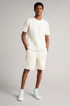 Ted Baker Rranip White Printed Canvas High-Top Sneakers -tedbaker Shop Online unnamed file 3686