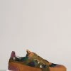 Ted Baker Andraen Khaki Green Camo Printed Runner Sneakers