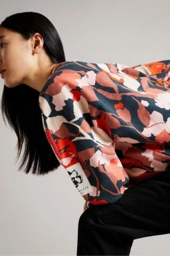 Ted Baker Pink Printed Sweat Top -tedbaker Shop Online unnamed file 3715