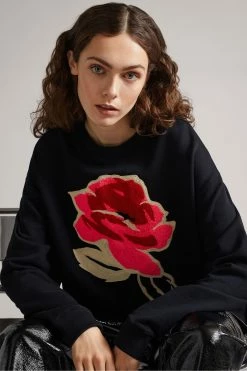 Ted Baker Floesa Black Flower Sweatshirt 11 Ted Baker Floesa Black Flower Sweatshirt -tedbaker Shop Online unnamed file 3721