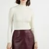Ted Baker White Taralyn High Neck Sweater
