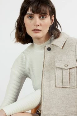 Ted Baker White Taralyn High Neck Sweater -tedbaker Shop Online unnamed file 3727