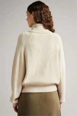 Ted Baker Natural Jordiyn Zip Front High Neck Knitted Sweater 7 Ted Baker Natural Jordiyn Zip Front High Neck Knitted Sweater -tedbaker Shop Online unnamed file 3733