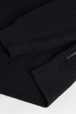 Ted Baker Blue Hansan Textured Crew Neck Sweater -tedbaker Shop Online unnamed file 3774