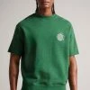 Ted Baker Shandon Green Short Sleeve Relaxed Fit Sweater -tedbaker Shop Online unnamed file 3801