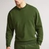 Ted Baker Linford Khaki Active Jersey Sweatshirt