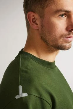 Ted Baker Linford Khaki Active Jersey Sweatshirt -tedbaker Shop Online unnamed file 3816