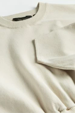 Ted Baker White Mmiiaai Extreme Rounded Cocoon Sweater -tedbaker Shop Online unnamed file 3829