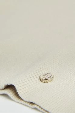 Ted Baker White Mmiiaai Extreme Rounded Cocoon Sweater -tedbaker Shop Online unnamed file 3830