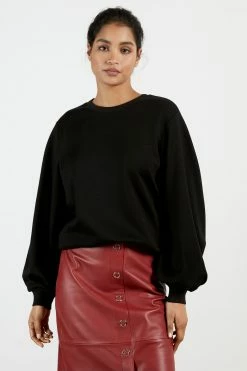 Ted Baker Black Aidiina Oversized Sweater