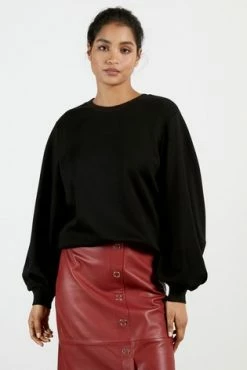Ted Baker Black Aidiina Oversized Sweater -tedbaker Shop Online unnamed file 3837