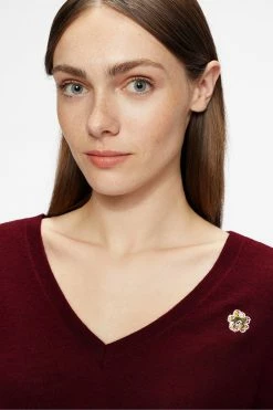 Ted Baker Red Abiygal Merino Edit V-Neck Top 10 Ted Baker Red Abiygal Merino Edit V-Neck Top -tedbaker Shop Online unnamed file 3851