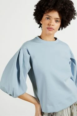 Ted Baker Blue Irissa Puff Sleeve Sweater 9 Ted Baker Blue Irissa Puff Sleeve Sweater -tedbaker Shop Online unnamed file 3879
