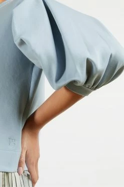 Ted Baker Blue Irissa Puff Sleeve Sweater 10 Ted Baker Blue Irissa Puff Sleeve Sweater -tedbaker Shop Online unnamed file 3880