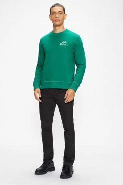 Ted Baker Green Trophey Ls Branded Sweatshirt -tedbaker Shop Online unnamed file 3914