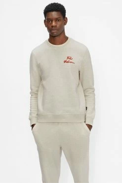 Ted Baker Natural Trophey Ls Branded Sweatshirt -tedbaker Shop Online unnamed file 3923