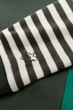 Ted Baker Green Otlyrun Ls Striped Rugby Top -tedbaker Shop Online unnamed file 3928