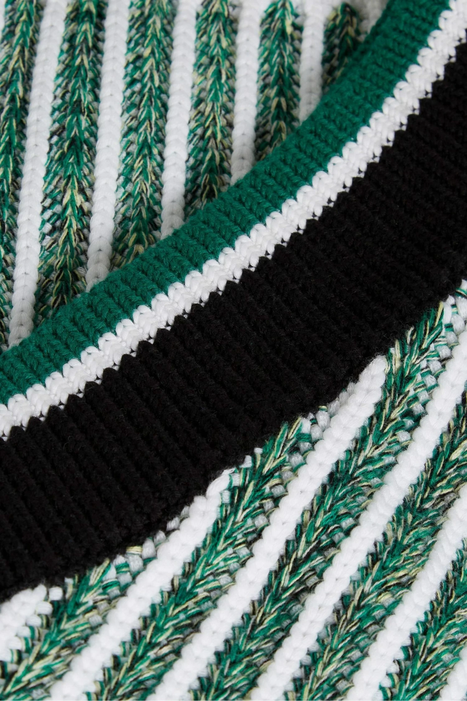 Ted Baker Edora Mid Green V-Neck Stitch Detailed Sweater 6 Ted Baker Edora Mid Green V-Neck Stitch Detailed Sweater - Image 4