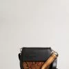 Ted Baker Darcels Black Branded Webbing Snake Effect Cross Body Bag