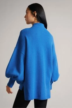 Ted Baker Rruuby Oversized Blue Funnel Neck Sweater -tedbaker Shop Online unnamed file 3990