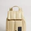 Ted Baker Natural Janiey Pu Vertically Quilted Backpack