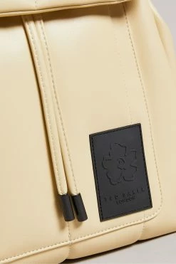 Ted Baker Natural Janiey Pu Vertically Quilted Backpack -tedbaker Shop Online unnamed file 402