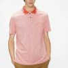 Ted Baker Orange Dalmor Short Sleeve Space Dyed Polo Shirt