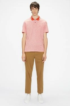 Ted Baker Orange Dalmor Short Sleeve Space Dyed Polo Shirt -tedbaker Shop Online unnamed file 4078