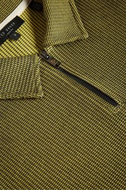 Ted Baker Green Backley Short Sleeve Textured Zip Polo Shirt 15 Ted Baker Green Backley Short Sleeve Textured Zip Polo Shirt -tedbaker Shop Online unnamed file 4131