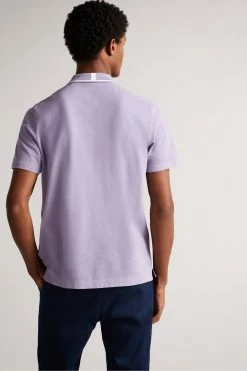 Ted Baker Camdn Light Purple Short Sleeved Polo Shirt -tedbaker Shop Online unnamed file 4141