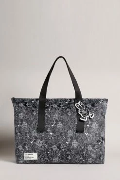 Ted Baker Medith Black Scribble Printed Nylon Tote Bag 11 Ted Baker Medith Black Scribble Printed Nylon Tote Bag -tedbaker Shop Online unnamed file 415