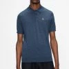 Ted Baker Blue Haworth Ss Knitted Polo Shirt