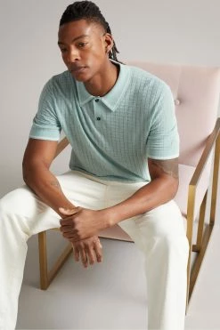 Ted Baker Blue Pitfeld Knitted Stitch Polo Shirt 11 Ted Baker Blue Pitfeld Knitted Stitch Polo Shirt -tedbaker Shop Online unnamed file 4198