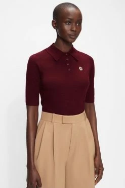 Ted Baker Womens Maroon Ameliya Merino Edit Polo Shirt 13 Ted Baker Womens Maroon Ameliya Merino Edit Polo Shirt -tedbaker Shop Online unnamed file 4224