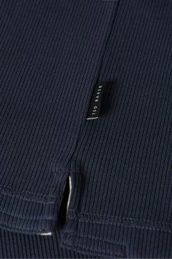 Ted Baker Navy Blue Daley Ribbed Polo Shirt -tedbaker Shop Online unnamed file 4250