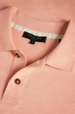 Ted Baker Delvin Light Pink Short Sleeve Polo Shirt -tedbaker Shop Online unnamed file 4265