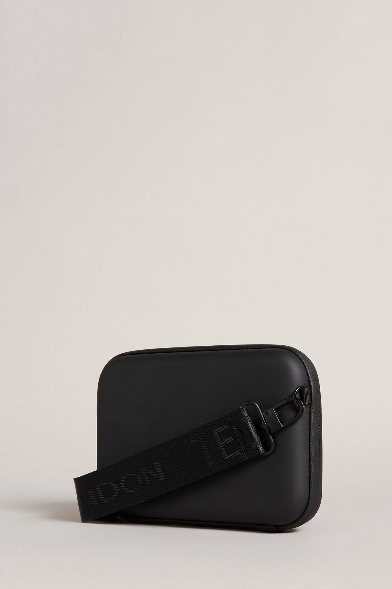 Ted Baker Mens Black Bickin Rubberised Hard Case Bag 4 Ted Baker Mens Black Bickin Rubberised Hard Case Bag - Image 2