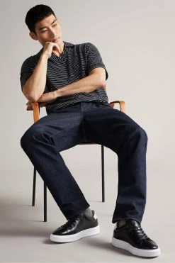 Ted Baker Rendle Blue Striped Towelling Polo Shirt -tedbaker Shop Online unnamed file 4282