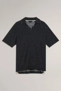 Ted Baker Rendle Blue Striped Towelling Polo Shirt -tedbaker Shop Online unnamed file 4286