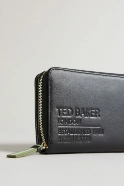 Ted Baker Darciea Black Branded Webbing Large Zip Around Purse 9 Ted Baker Darciea Black Branded Webbing Large Zip Around Purse -tedbaker Shop Online unnamed file 4310