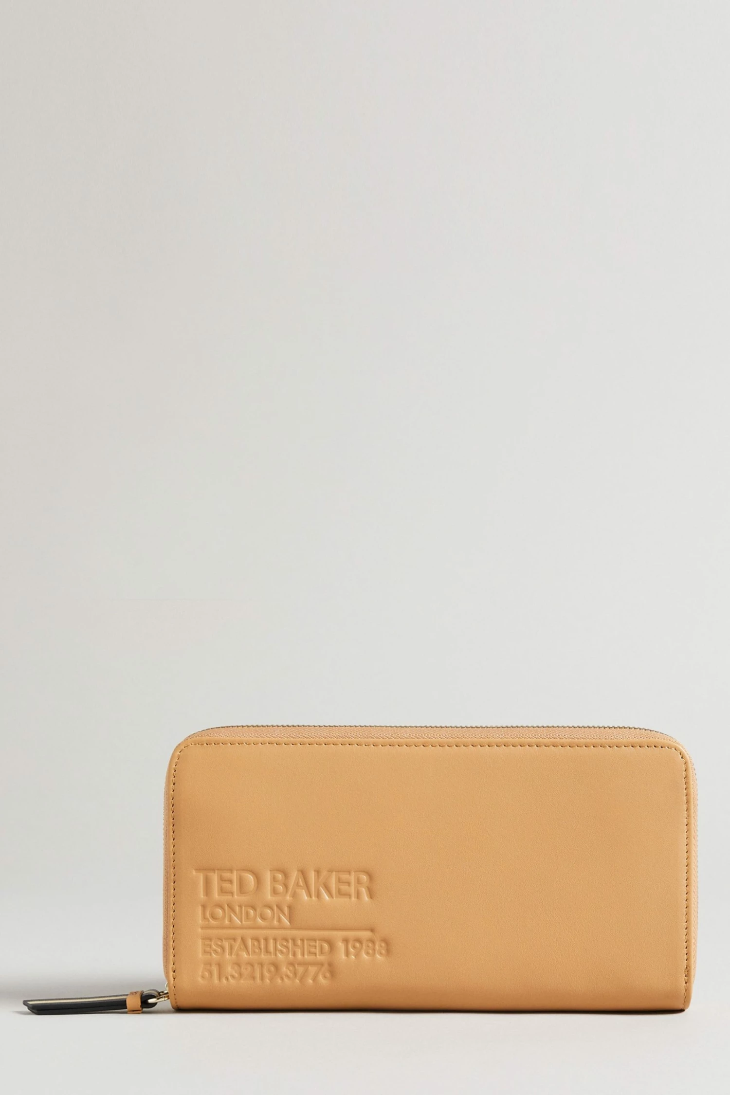 Ted Baker Darciea Brown Branded Webbing Large Zip Around Purse 3 Ted Baker Darciea Brown Branded Webbing Large Zip Around Purse