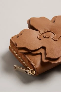 Ted Baker Floreli Brown Flower Laser Cut Zip Purse -tedbaker Shop Online unnamed file 4370