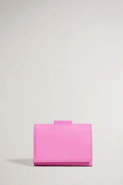 Ted Baker Sendra Pink Coated Small Bobble Purse