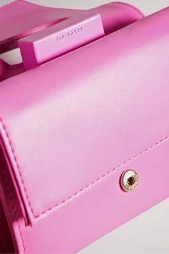Ted Baker Sendra Pink Coated Small Bobble Purse -tedbaker Shop Online unnamed file 4381